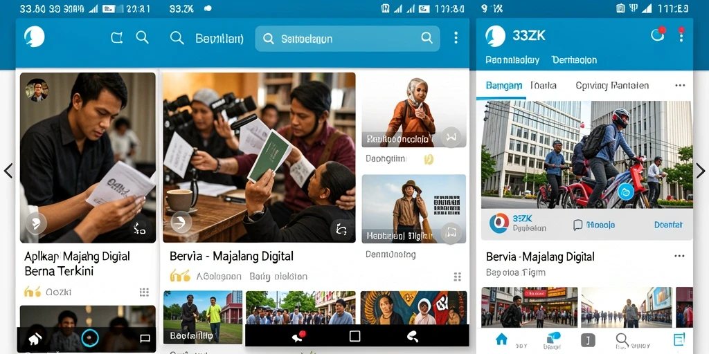 Antarmuka aplikasi 33ZK yang modern dan informatif.