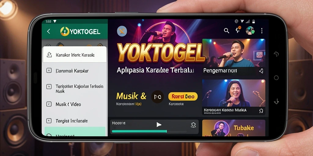 Antarmuka YOKTOGEL yang menarik dan intuitif untuk karaoke.