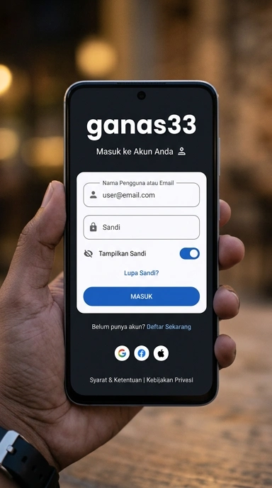 Masuk ke Akun Ganas33 dengan Mudah